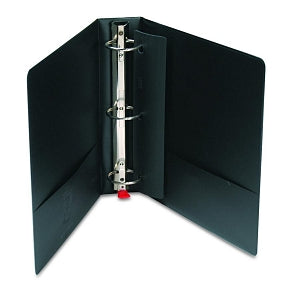 Cardinal Brands EasyOpen Ring Binders - 2" EasyOpen Locking 3-Ring Binder, Black - 18832