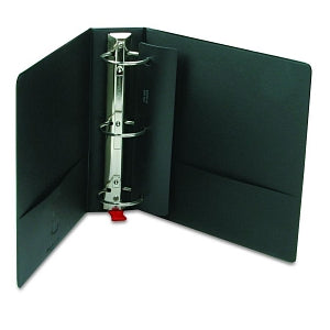 Cardinal Brands EasyOpen Ring Binders - 3" EasyOpen Locking 3-Ring Binder, Black - 18842