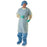 Medline Classic Cover Lightweight Polypropylene Isolation Gowns - Classic Cover Lightweight Spunbond Polypropylene Isolation Gowns with Waist and Neck Ties, Yellow, Size Regular / Large - CRI4000