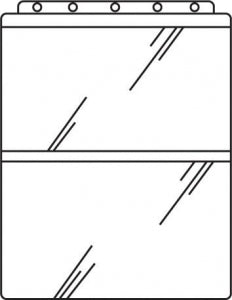 Carstens Sheet Protectors - Clear Vinyl Sheet Protector for Top-Opening Binder, 2 Pockets, Open at Top - 1627-00