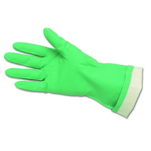 MCR Safety Economy Nitri-Chem Nitrile Rubber Gloves - Economy 15 Mil Nitri-Chem Nitrile Rubber Gloves, Green, Size L - 5319E