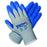 MCR Safety Memphis Flex Seamless Nylon Knitted Gloves - NXG 13 Gauge Gloves, Gray Nylon Shell and Blue Foam Latex Coated, Size M - 96731M