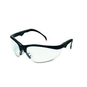 MCR Safety Klondike Plus Safety Glasses - Klondike Plus Safety Glasses, Black Frame, Clear Lens - KD310