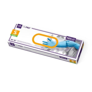 Medline CS Pro 16" Cuff Nitrile Exam Gloves - CS Pro Extended Cuff Powder-Free Nitrile Exam Gloves, Size S - CS16S