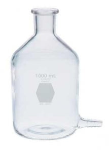 Dwk Life Sciences Kimble Kimble Aspirator Bottle with Bottom Hose Outlet - KIMAX Aspirator Bottle with Tooled Top and Bottom Hose Outlet, 250mL - 14607-250