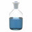DWK Life Sciences Kimble PIFE Stopper solution Bottle - Narrow Mouth Bottle, Clear Glass, 250 mL Capacity, Gray Stopper Size 19 - 15097-250