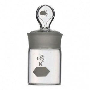 DWK Life Sciences Kimble Tall Weighing Bottle Plug - Tall Weighing Bottle with Plug, 50 x 60 mm - 15145-5060