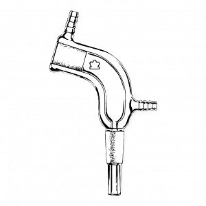 DWK KONTES 105° Angle Distillation Tube Adapters - ADAPTER BENT ST 24/40 - 159500-2440