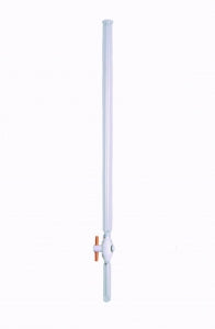 DWK Kimble Glass Chrom Column with PTFE Stopcock Assembly - Glass Chromatography Column with PTFE Stopcock Assembly, 11 x 300 mm - 17800-11300