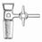 DWK Kimble Vacuum Adapter for Rotating Distillation Receiver - Vacuum Filtration Adapter with PTFE Stopcock, 14/20 Joints, #2 Hose Connection - 178130-1420