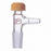 DWK Kimble BEVEL-SEAL Thermometer Inlet Adapters w/Connection - BEVEL-SEAL Thermometer Inlet Adapter with Hose Connection, 2 to 5mm Range, 14/20 ST Joint - 179750-0514
