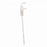 DWK Life Sciences Kimble Inlet Thermometer w/Hose Conn Adapter - Bleed-Type Inlets, 24/40 Joints, #2 Hose Connection - 181000-2440