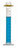 DWK Kimble Class B Cylinders w/Single Metric Scale - Class B Cylinder with White Single Metric Scale, Bumper, 500 mL - 20024-500