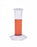 DWK Kimble Low Form Class B Cylinders w/Single Metric Scale - CYL, TD, LOW FORM, WHT SCALE, 50ML - 20032-50