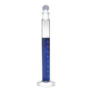 DWK Kimble Class A Serialized and Certified To Contain Cylinder - Class A Serialized / Certified To Contain Cylinder, Stopper, White Scale, 100 mL - 20036-100