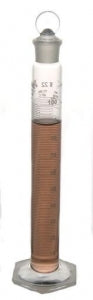 DWK Kimble Class A Serialized and Certified To Contain Cylinder - Class A Serialized / Certified To Contain Cylinder, Stopper, White Scale, 10 mL - 20036-10