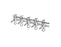 DWK Kimble Manifold Glass Plugs with Vacuum Chambers - VAC INERT MAN 5PRT 450MM - 216130-0005