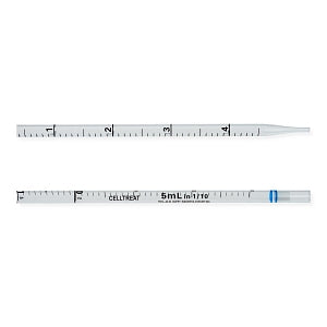 Celltreat Standard Individually Wrapped Serological Pipets - Serological Pipet, Sterile, Individually Wrapped, Bag, 5mL - 229005B