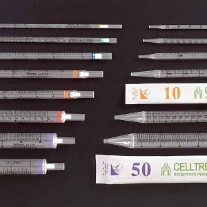 Celltreat Standard Individually Wrapped Serological Pipets - Serological Pipet, Sterile, Individually Wrapped, Bag 5mL - 229005B