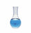 DWK Life Sciences Kimble Flat Bottom Short Neck Boiling Flask - Flat-Bottom Boiling Flask: 24/40 ST Joint, 125mL - 25055-125