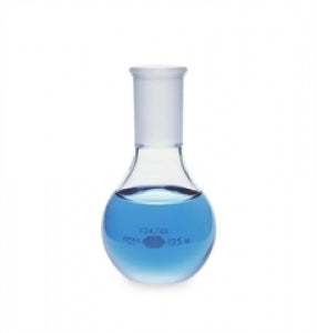 DWK Life Sciences Kimble Flat Bottom Short Neck Boiling Flask - Flat-Bottom Boiling Flask: 24/40 ST Joint, 250mL - 25055-250