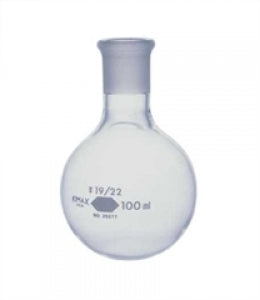 DWK Life Sciences Kimble Round Bottom Short Neck Flask - Round-Bottom Short-Neck Flask, 24/40 ST Joint, 1L - 25285-1000