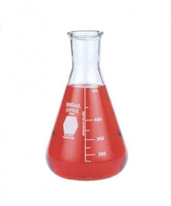 DWK Life Sciences Kimble Heavy Wall Erlenmeyer Flasks - KIMAX Heavy Wall Erlenmeyer Filtering Flask without Side Arm, 500mL - 27050-500