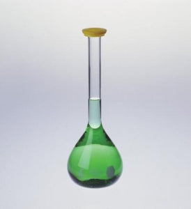 DWK Kimble Class A Serialized Volumetric Flasks Snap Cap - Class A Serialized Volumetric Flask with Snap Cap, 100 mL - 28012-100
