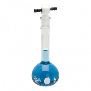 DWK Kimble Class A Volumetric Flasks w / Blue PTFE - Class A Volumetric Flasks with Blue PTFE Stopper, 250mL - 28014F-250