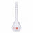 DWK Life Sciences Kimble Colorware Flasks w / Red Scale - Colorware Flask with Red Scale, 500 mL - 28014R-500