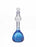 DWK Kimble ClassA Mix. Bulb Style Flask w / Std Taper Stopper - Class A Mixing Bulb-Style Flask with Standard Taper Stopper, 250mL - 28019-250