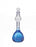 DWK Kimble ClassA Mix. Bulb Style Flask w / Std Taper Stopper - Class A Mixing Bulb-Style Flask with Standard Taper Stopper, 250mL - 28019-250