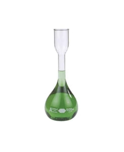 DWK Life Sciences Kimble Class A Kohlrausch Volumetric Flask - KIMAX Class A Kohlrausch Sugar Volumetric Flask, Calibrated To Contain, 200mL - 28100-200