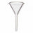 DWK Life Sciences Kimble Short Stem Addition Funnels - KIMAX 58° Short Stem Funnel, 6.5 mm O. D. x 50 mm L Stem, 45 mm Top I. D., 19 mL Volume - 28950-45