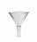 DWK KIMAX Powder Addition Funnels - KIMAX Powder Addition Funnel with 1-1/2" L Stem, 60 mm Top Dia. - 29020-60