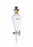 Dwk Life Sciences Kimble KIMAX Separatory Funnel with PTFE Stopcock & Plastic Stopper - KIMAX Squibb Pear-Shaped Separatory Funnel with PTFE Size 6 Stopcock, 60 mL L Stem, 2000 mL Volume - 29049F-2000