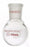 DWK Life Sciences Kimble Single Std Taper Neck Heavy Wall - Bantam-Ware Single-Neck Heavy-Wall Round-Bottom Flask, 14/20 ST Joint, 15mL - 294000-0015
