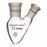 DWK Kimble Pear Shaped Two Neck Heavy Wall Distilling Flasks - FLASK PEAR 10ML - 294750-0010