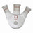 DWK Life Sciences Kimble Angled Three Neck RB Flask - Angled 3-Neck Round-Bottom Distilling Flask, 19/22 Center ST Joint, 14/20 Side ST Joint, 250mL - 295500-0250