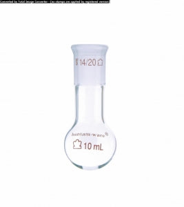 DWK Life Sciences Kimble Long Single Neck Heavy Wall RB Flask - Long Single Neck Heavy Wall Round Bottom, 100 mL - 296250-0100