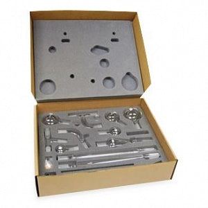 DWK Life Sciences Kimble Organic Chemistry LABSET - LABSET Complete Organic Chemistry Set, Full Scale, 24/40 Joints, 23" x 18" x 5.5" - 33820-99