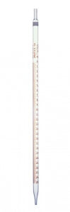 DWK Life Sciences Kimble Serialized Measuring Pipets - Pipette, 10 mL Capacity, 350 mm L, Orange Band - 37025-10