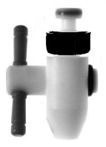 DWK Life Sciences Kimble Stopcock Assembly - STPK, LUBRI-FLO, PTFE, 2.8MM - 41007F-2