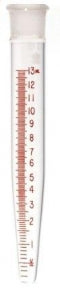 DWK Kimble Grad Reusable Centri Tube w/Flat Head Taper Stopper - Reusable Graduated Centrifuge Tube, No Stopper, 13mL - 410551-0013