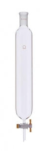 DWK Kimble Glass Column w/PTFE Stopcock Plug & Std Taper Joint - Glass Column with PTFE Stopcock Plug and Standard Taper Joint, 38 x 300 mm - 420510-0430