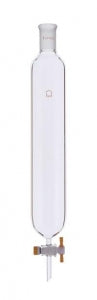 DWK Kimble Glass Column w/PTFE Stopcock Plug & Std Taper Joint - Glass Column with PTFE Stopcock Plug and Standard Taper Joint, 75 x 500 mm - 420510-0750