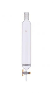 DWK Kimble Column with Fritted Disc & PTFE Stopcock Plug - Column with Fritted Disc and PTFE Stopcock Plug, 50 x 300 mm - 420550-0530