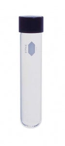 DWK Life Sciences Kimble Screw Thread Culture Tubes - Reusable Screw-Thread Culture Tubes with Unattached Cap, 24-410mm Thread Finish, 25mm Outer Dia. x 150mm L - 45066-25150