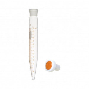 DWK Kimble Graduated Centrifuge Tubes with Flat Head Stoppers - TUBE, CENTRIFUGE, GRAD, TC, HEAVY, PTFE, 13M - 45176-13