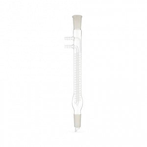 DWK Kimble Coil-Type Reflux Condenser w / 2 Upper Hose Barbs - CONDENSER ST 24/40 175MM - 457000-0175